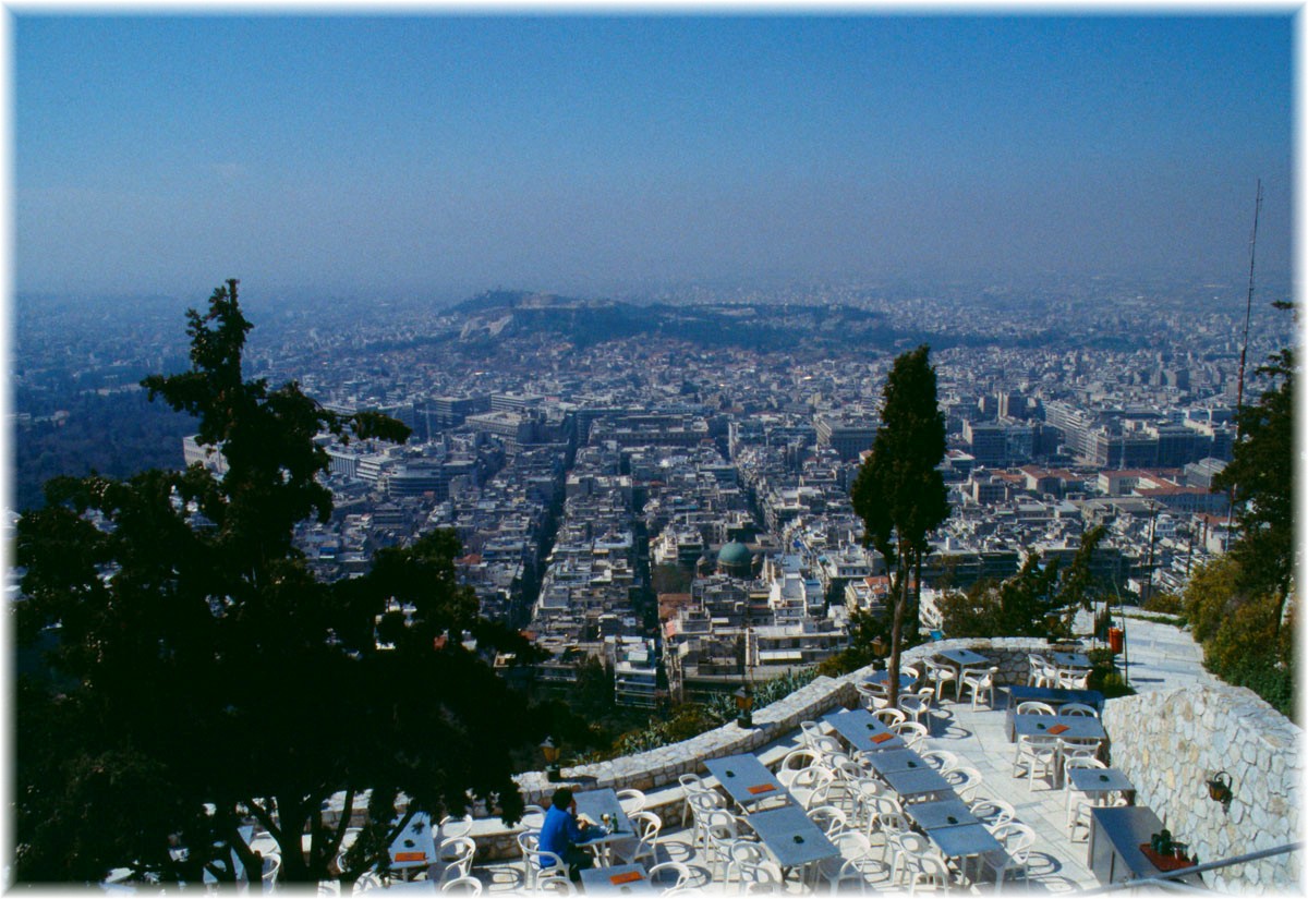 Griechenland, Athen, Blick vom Likavitos-Hgel