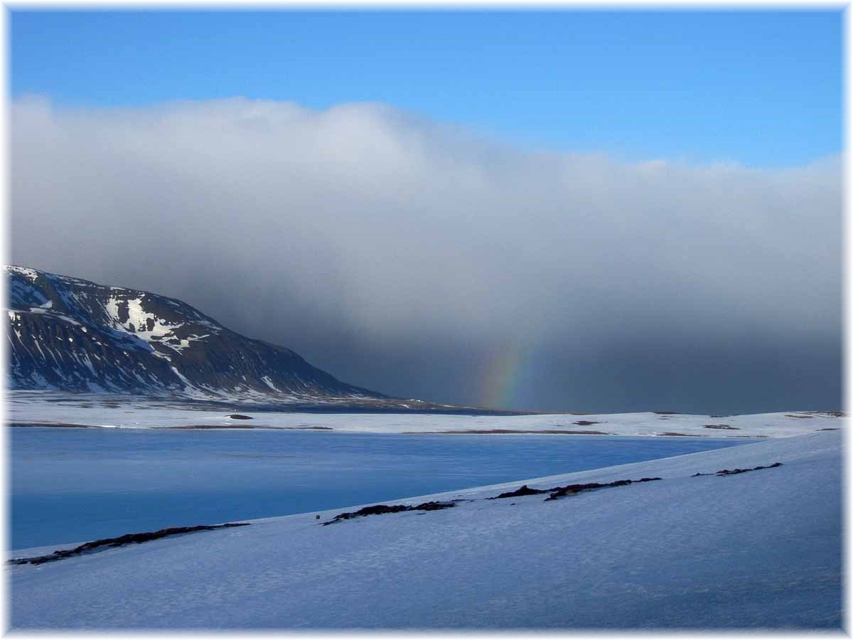 Island im Winter per Rad