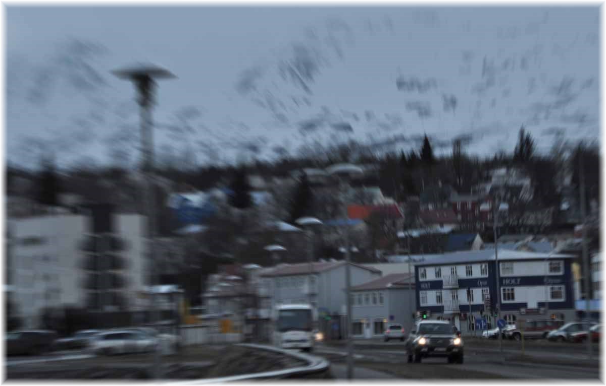 Im Norden von Island, Lärm in Akureyri