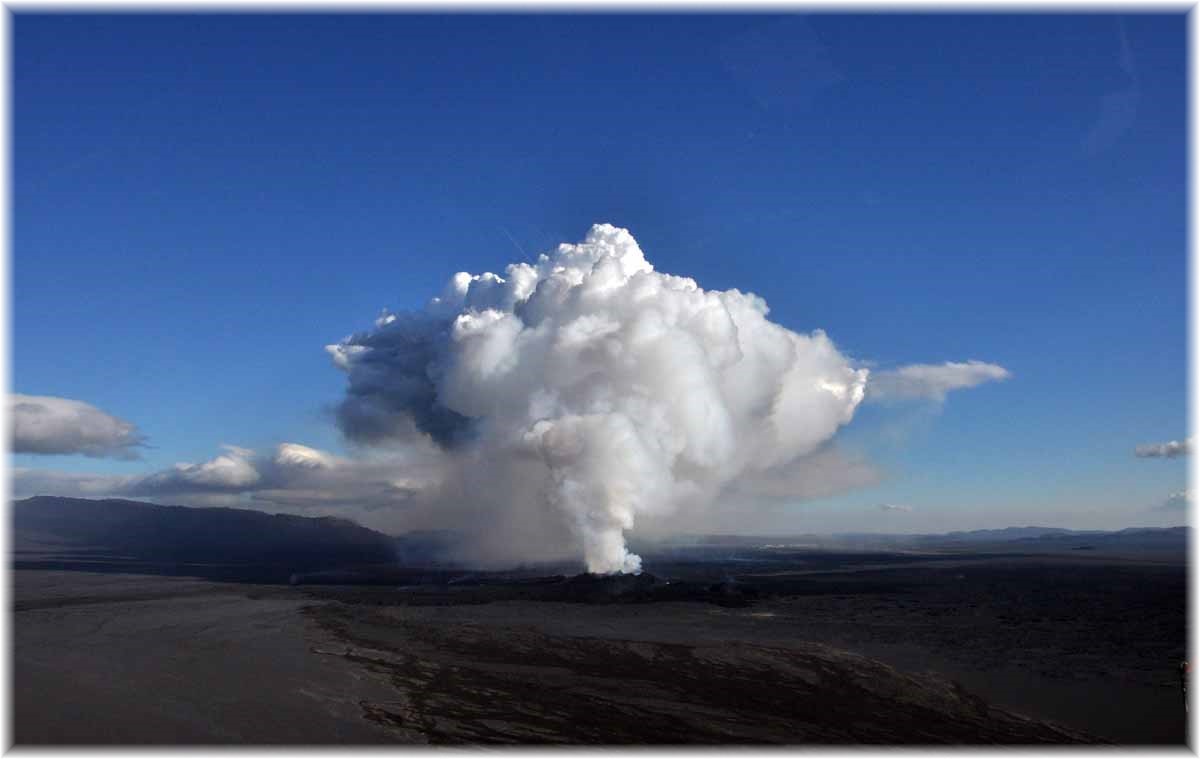 Island, Nordurflug Helicopter, Holuhraun Vulkanausbruch