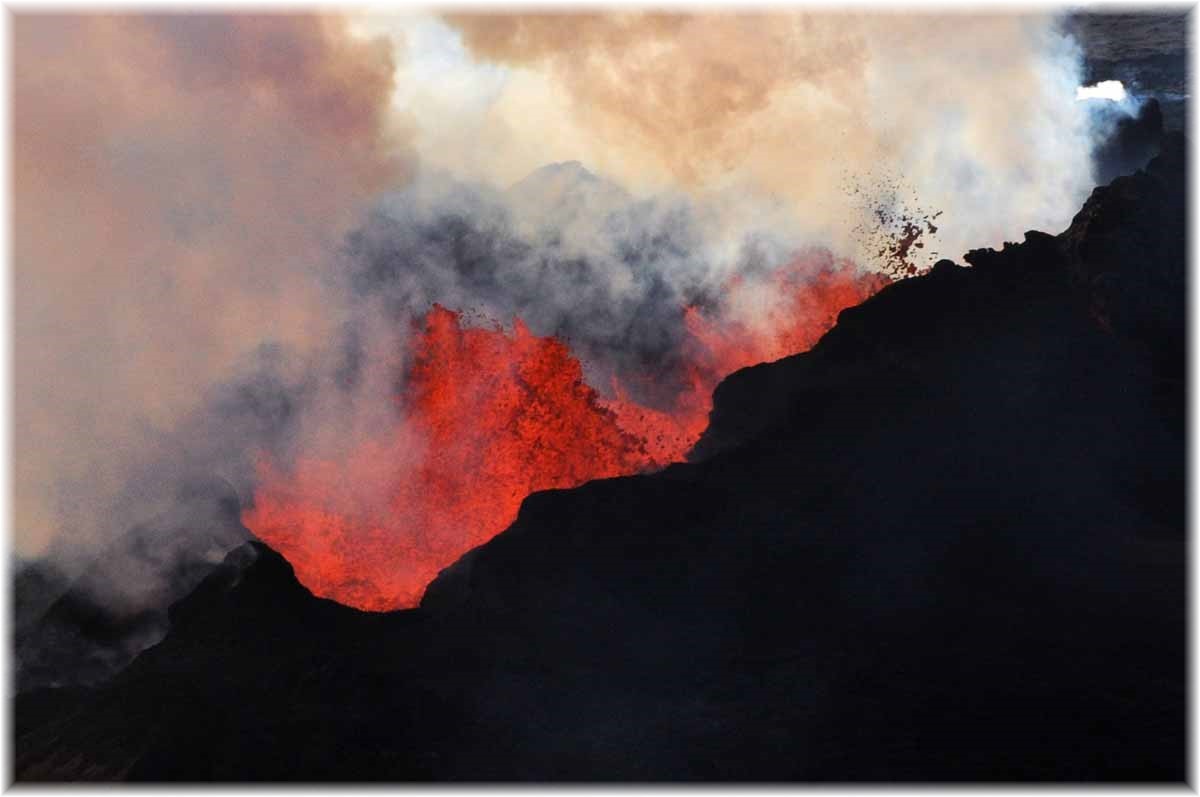 Island, Nordurflug Helicopter, Holuhraun Vulkanausbruch