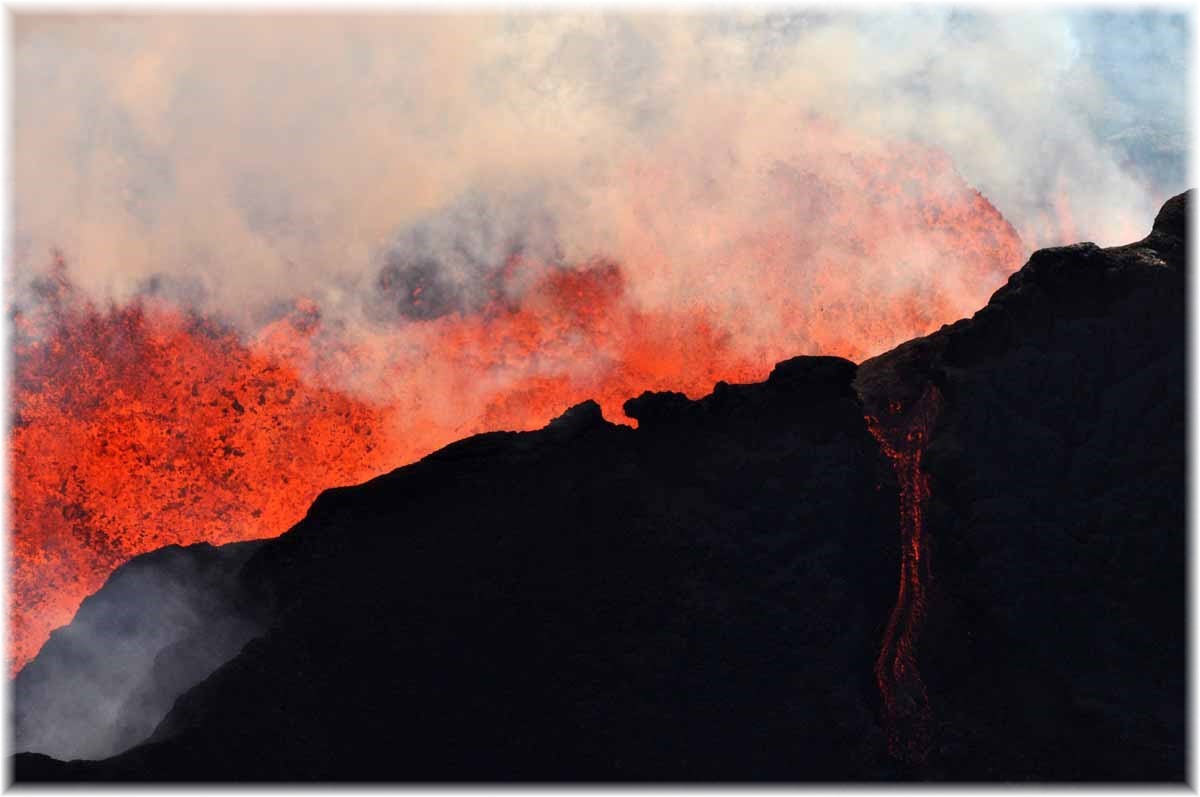 Island, Nordurflug Helicopter, Holuhraun Vulkanausbruch