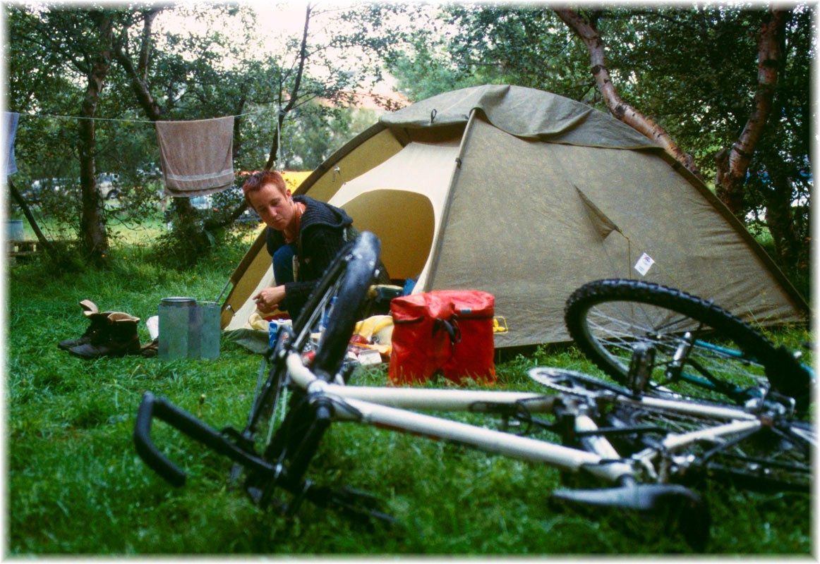 Island, Campingplatz von Egilstadir