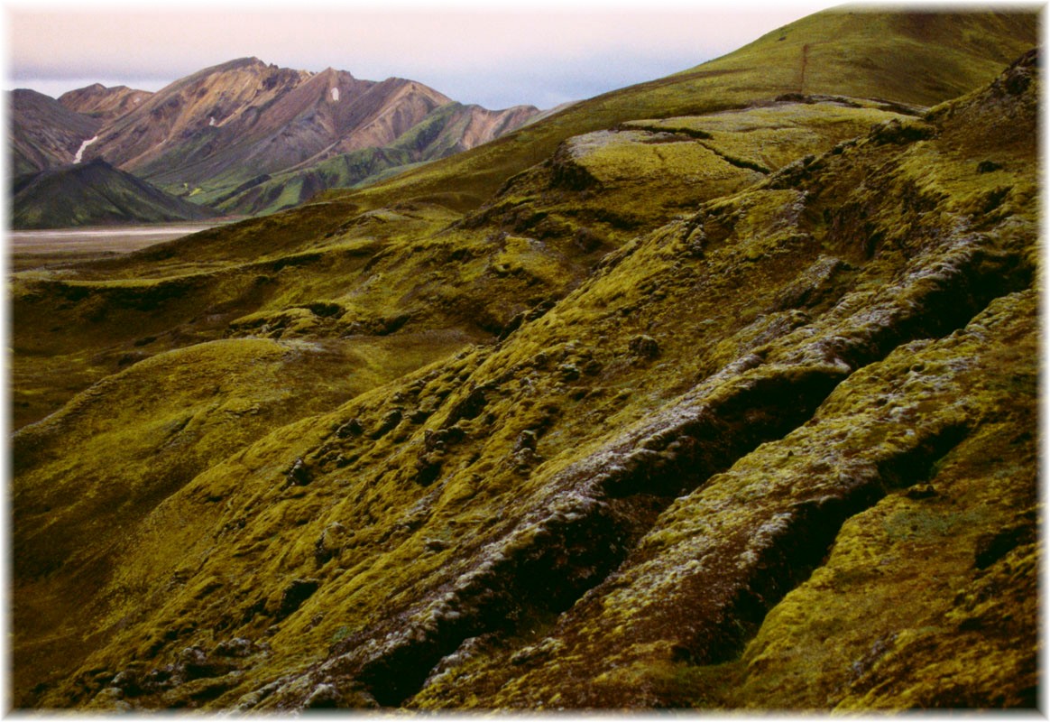 Island, das Gebiet von Landmannalaugar