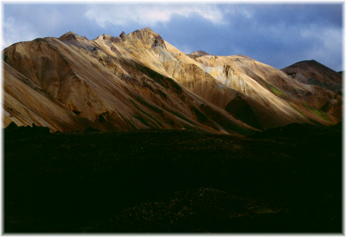 Island, das Gebiet von Landmannalaugar