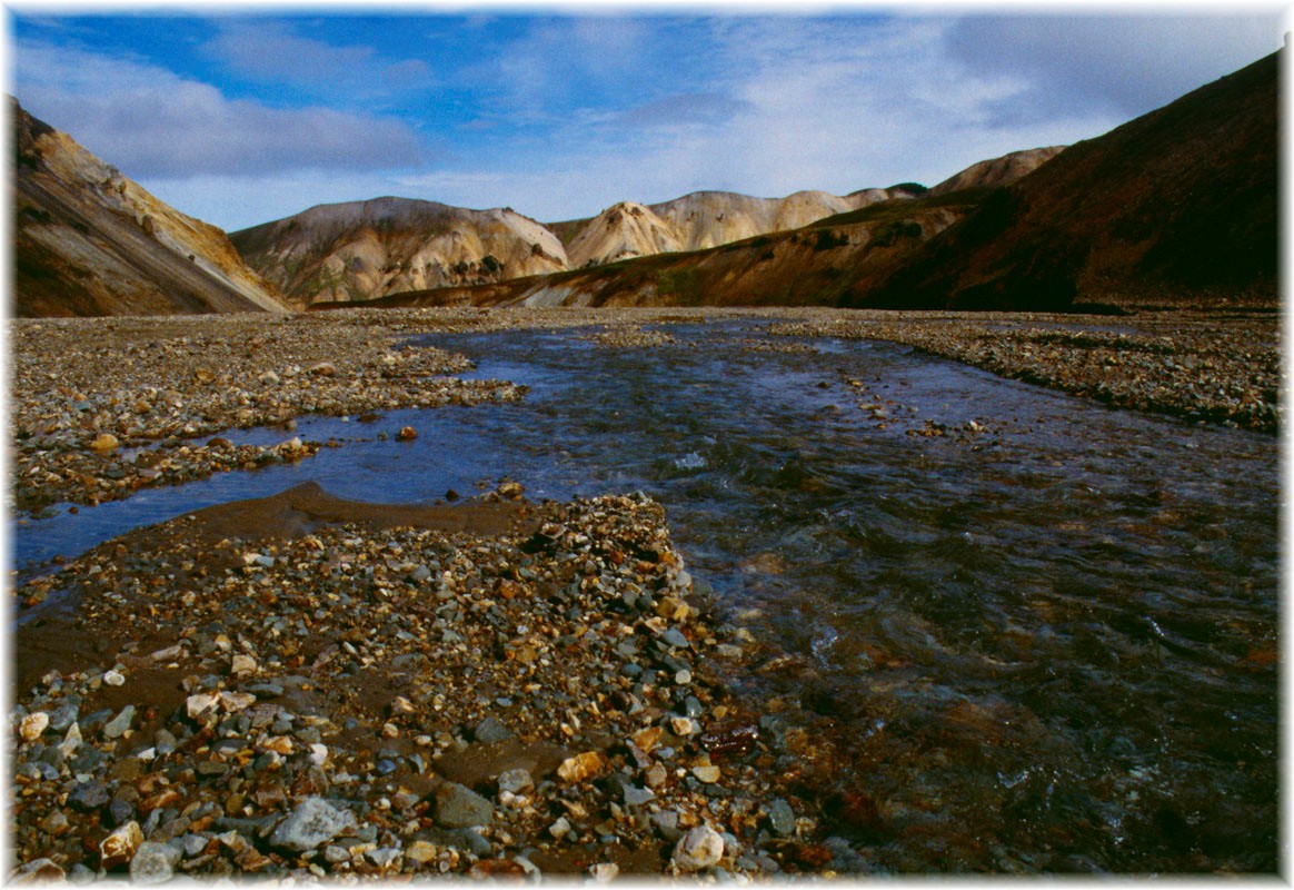 Island, das Gebiet von Landmannalaugar