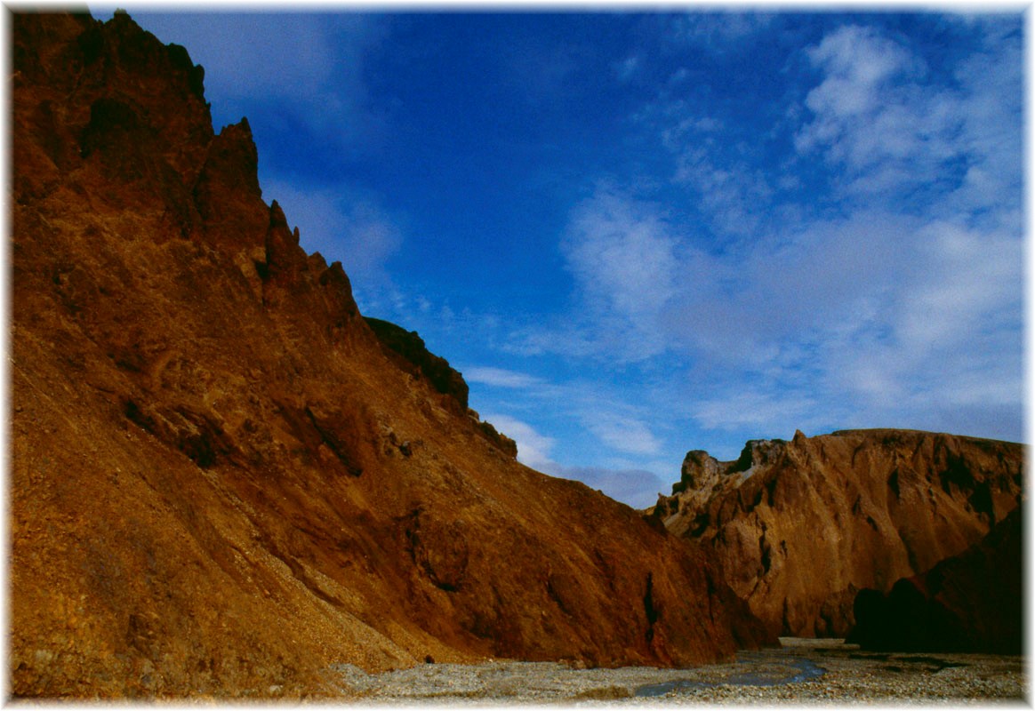 Island, das Gebiet von Landmannalaugar