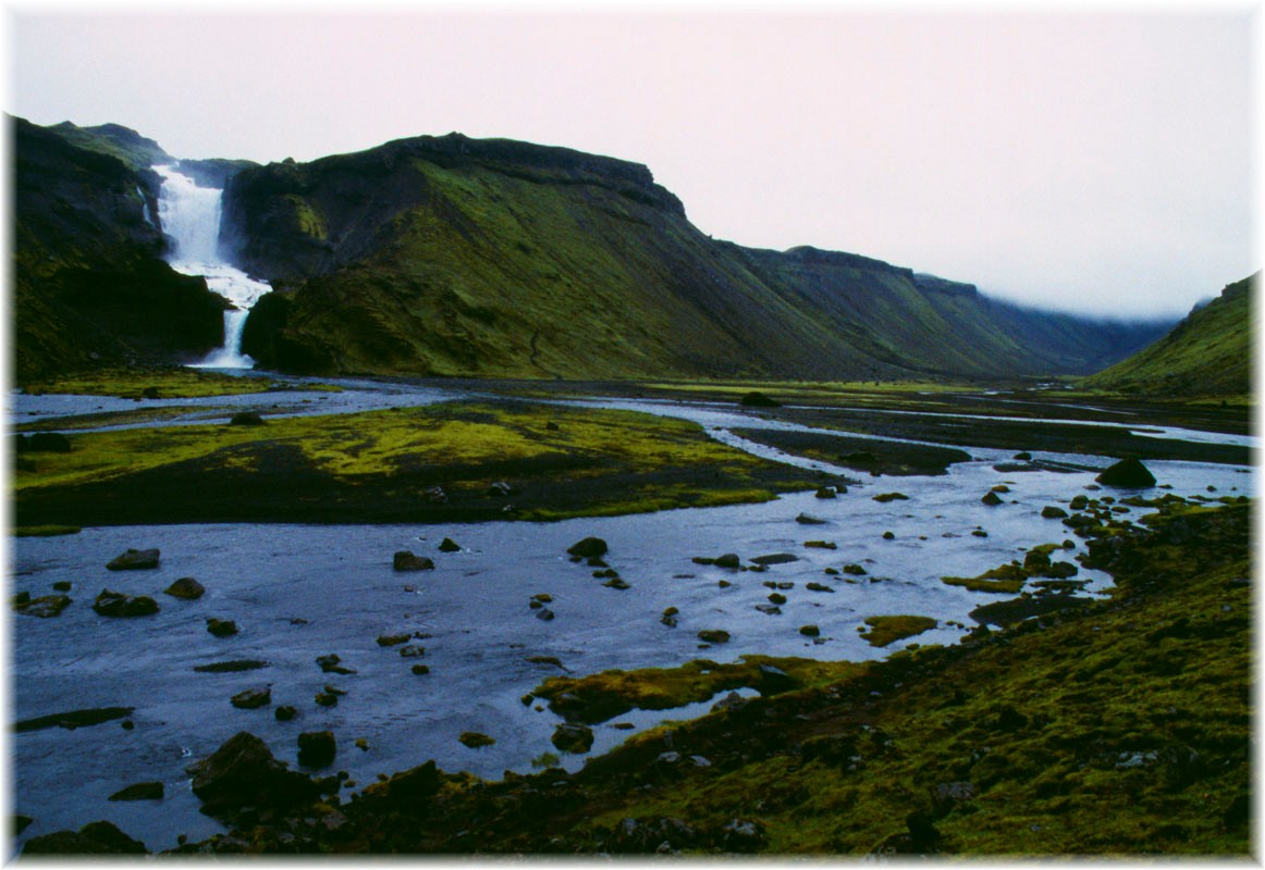 Island, faerufoss in der Eldgj