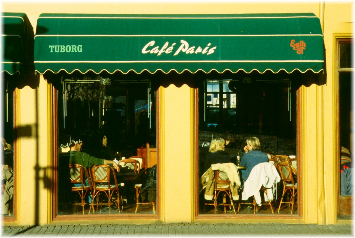 Island, Reykjavk, Caf Paris