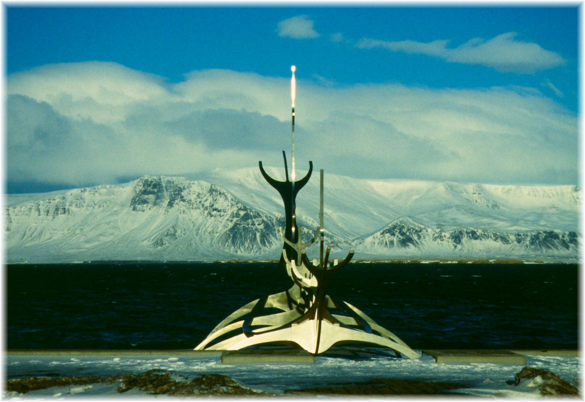 Island, Skulptur Slfar in Reykjavk