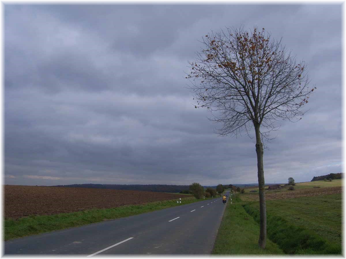 Wenig reizvolles plattes Land in Niedersachsen