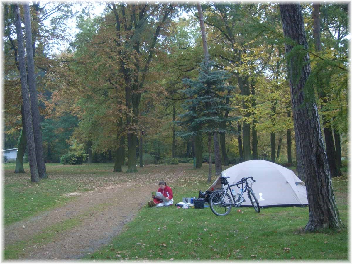 Auf dem Campingplatz in Hmelerwald