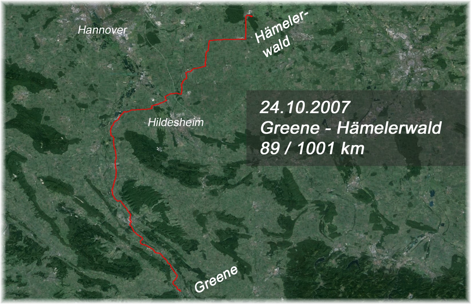 Etappenübersicht