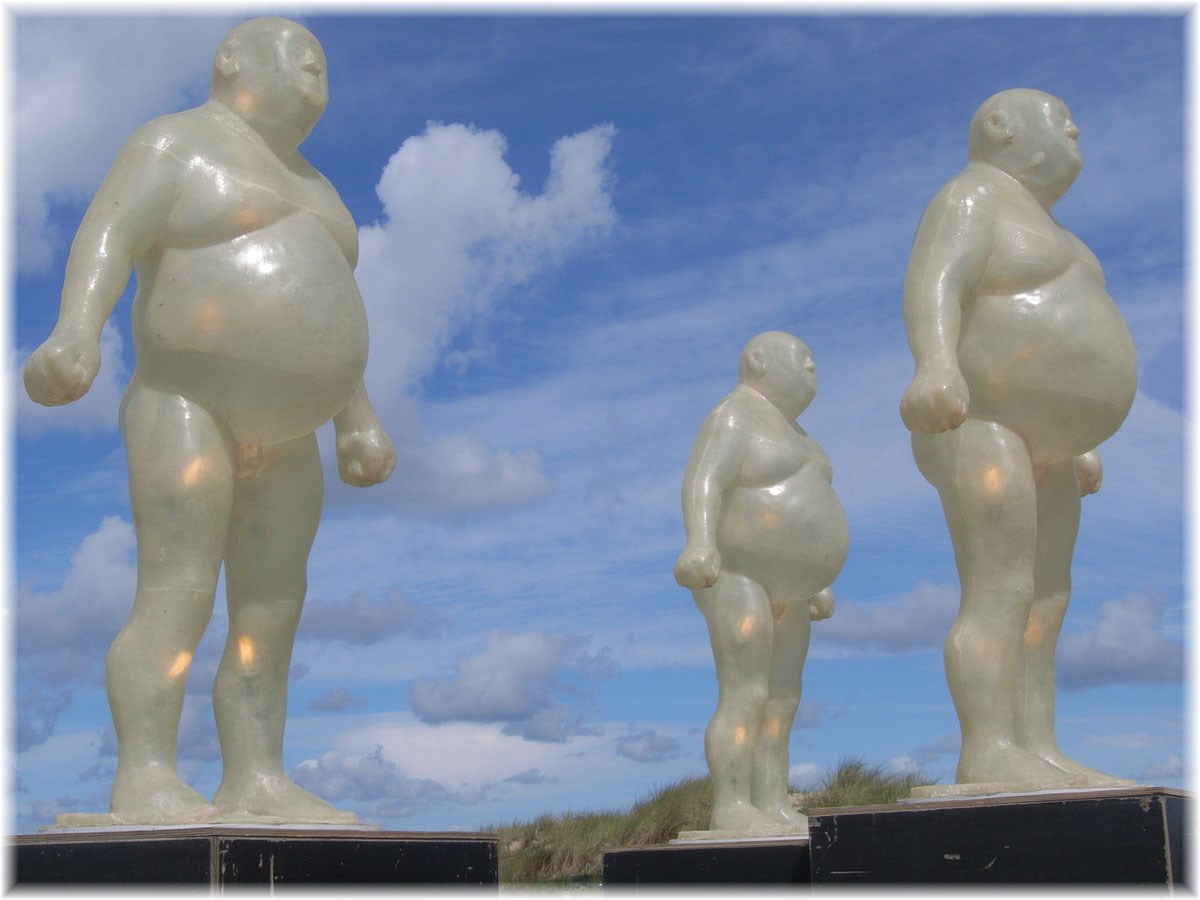 Nordseeküstenradweg, North Sea Cycle Route, Niederlande, skurrile Skulptur