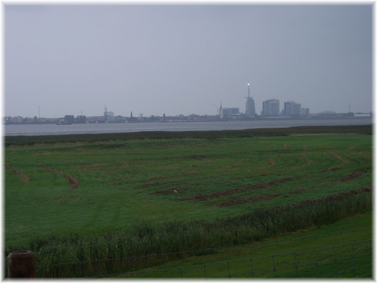 Nordseeküstenradweg, North Sea Cycle Route, Deutschland, Bremerhaven