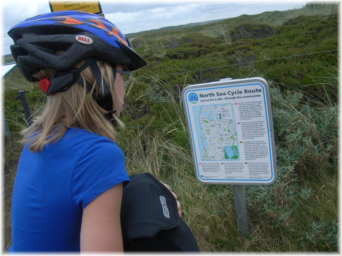 Nordseeküstenradweg, North Sea Cycle Route, Dänemark