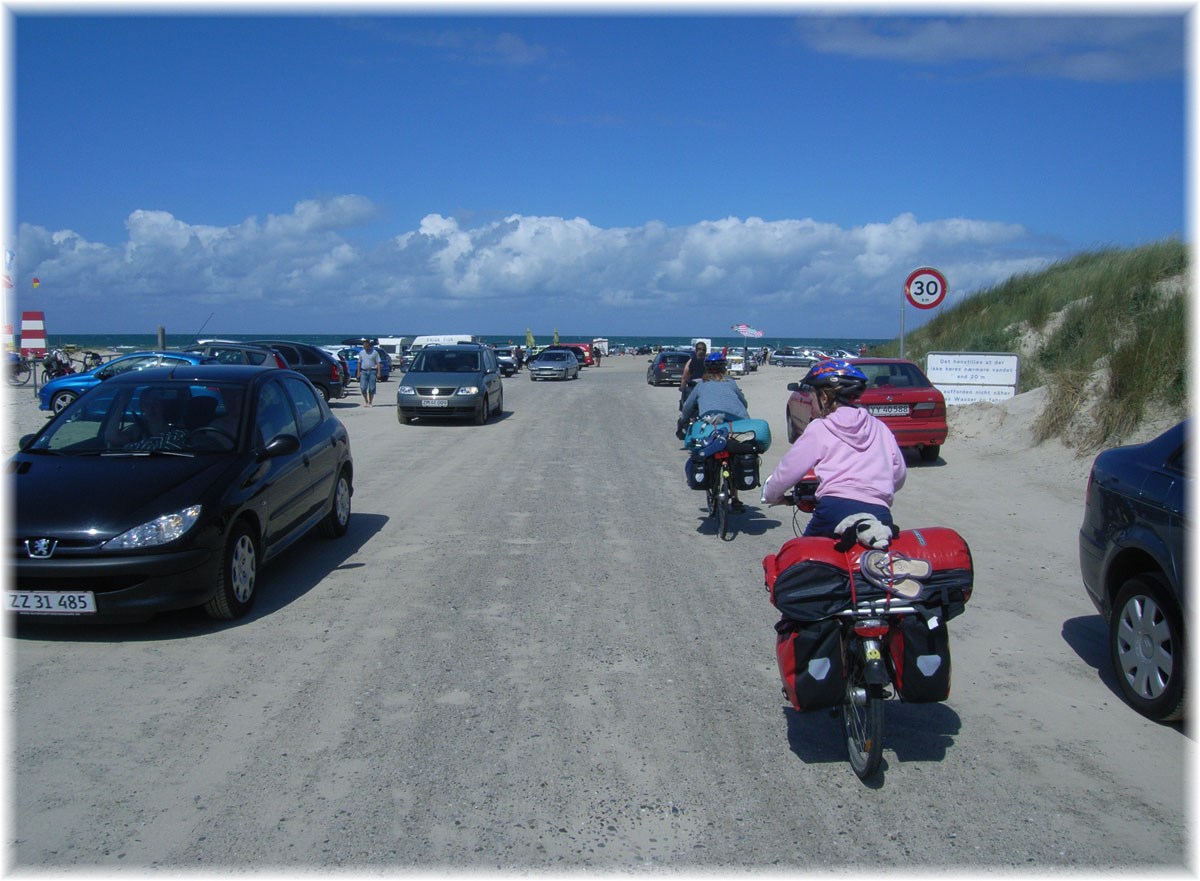 Nordseeküstenradweg, North Sea Cycle Route, Dänemark, Autostrand