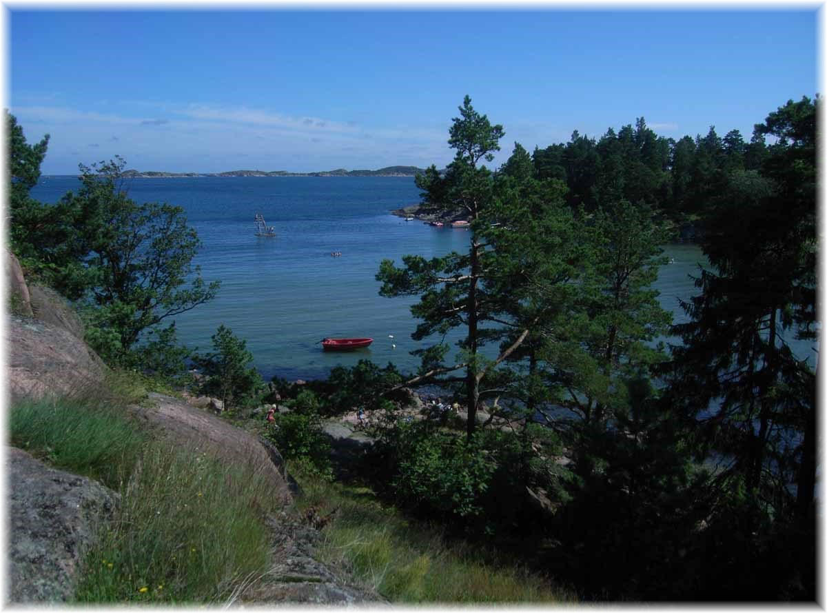 Nordseeküstenradweg, North Sea Cycle Route, Norwegen, Bucht bei Grimstad