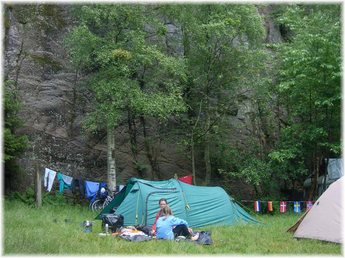 Nordseeküstenradweg, North Sea Cycle Route, Norwegen, Campingplatz bei Sgne