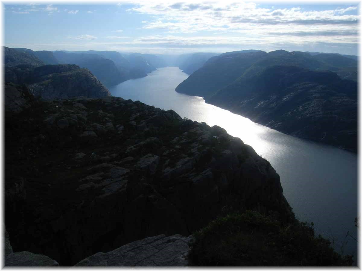 Nordseeküstenradweg, North Sea Cycle Route, Norwegen, Lysefjord