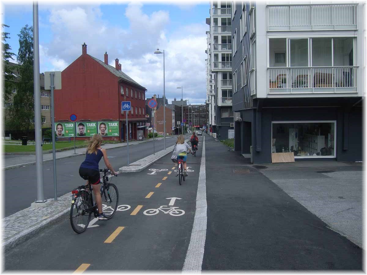 Nordseeküstenradweg, North Sea Cycle Route, Norwegen, Bergen