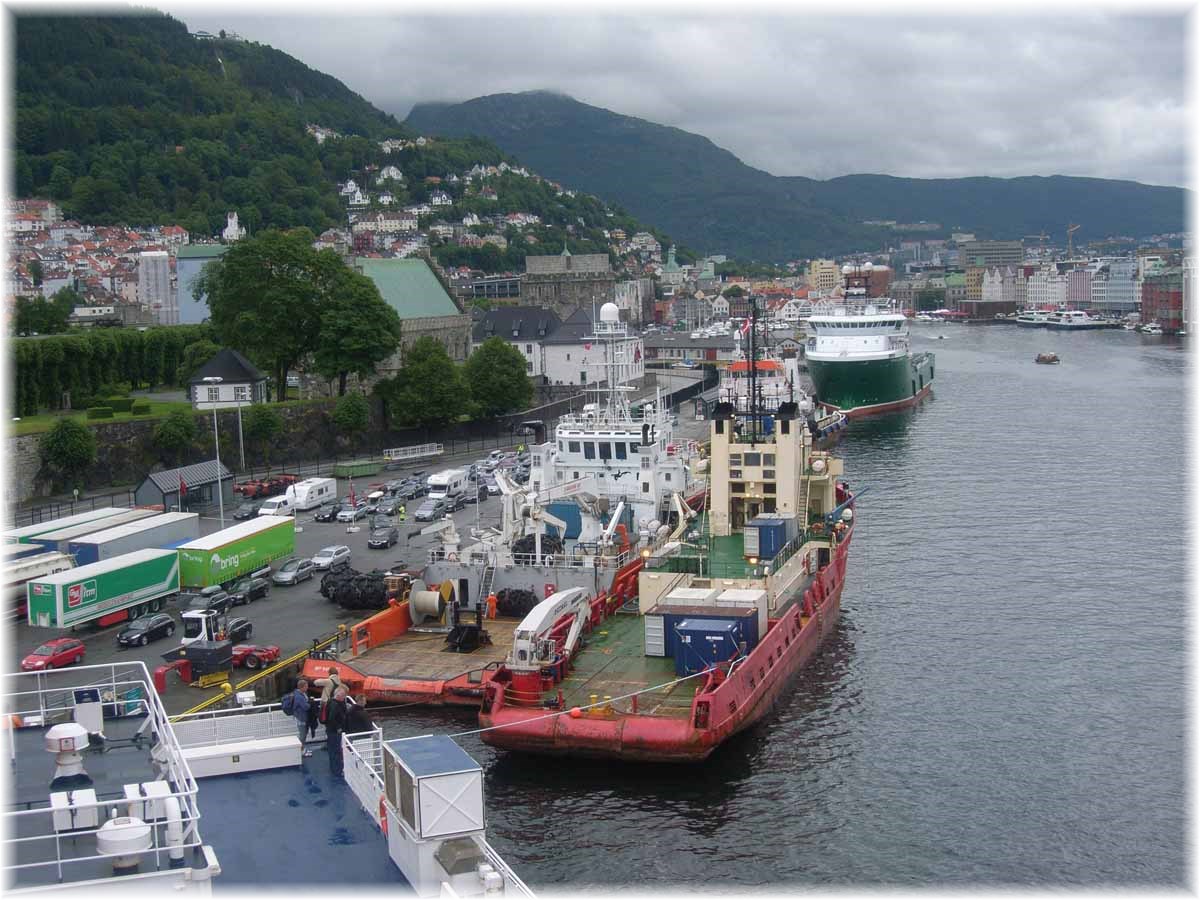 Nordseeküstenradweg, North Sea Cycle Route, Norwegen, Bergen