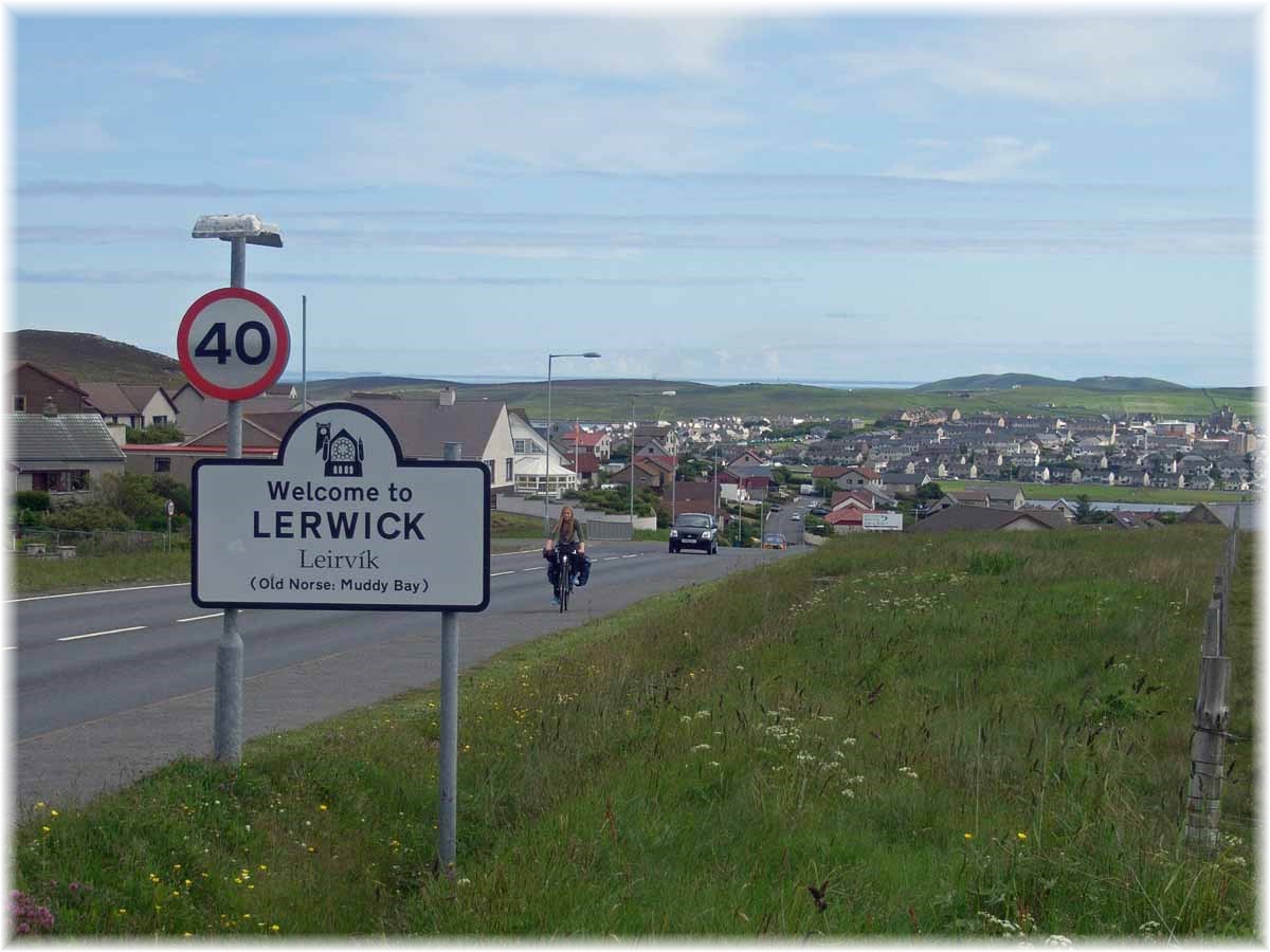 Nordseeküstenradweg, North Sea Cycle Route, Shetland