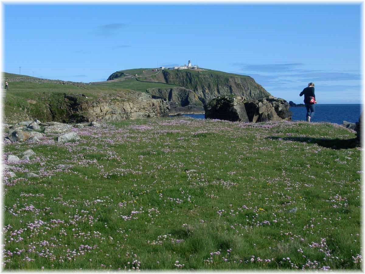 Nordseeküstenradweg, North Sea Cycle Route, Schottland, Shetlands, Sumburgh Head