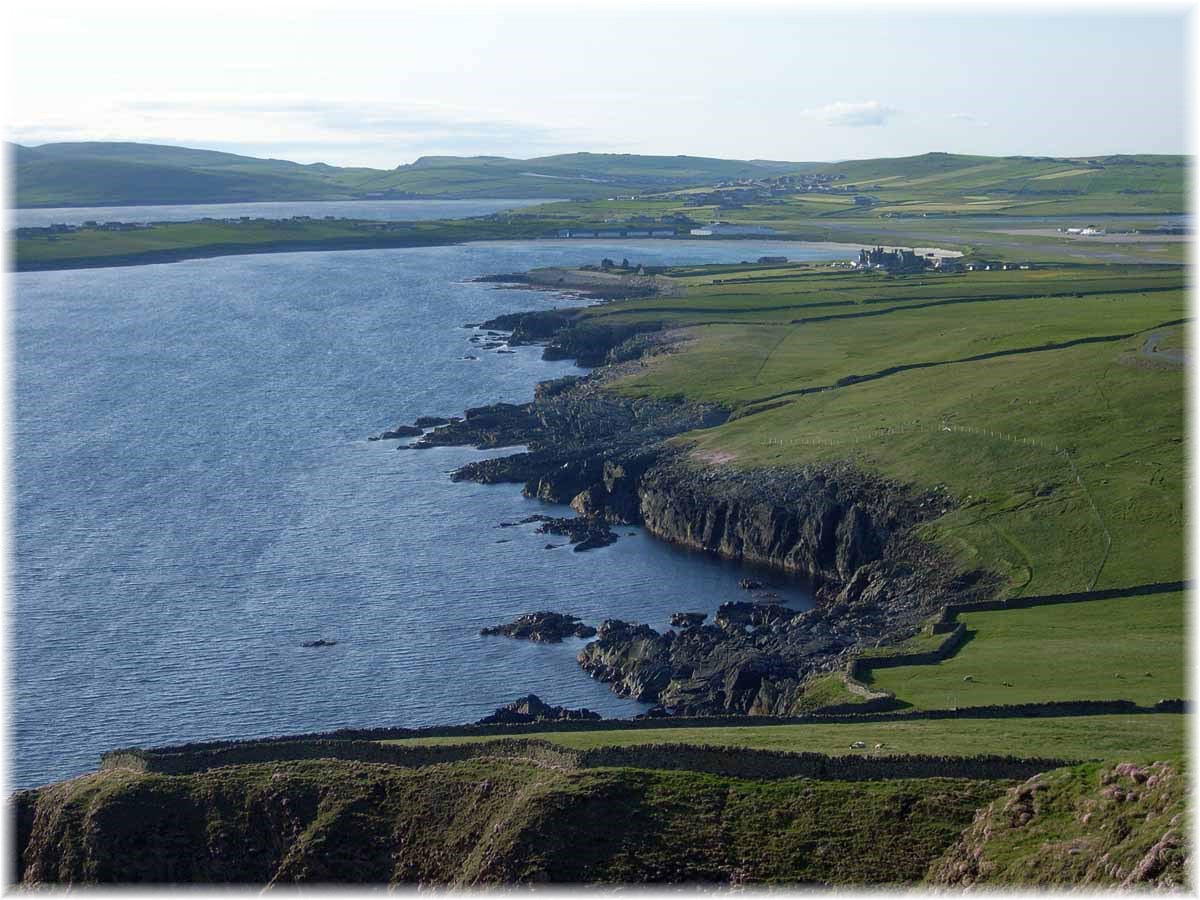 Nordseeküstenradweg, North Sea Cycle Route, Schottland, Shetlands, Sumburgh Head