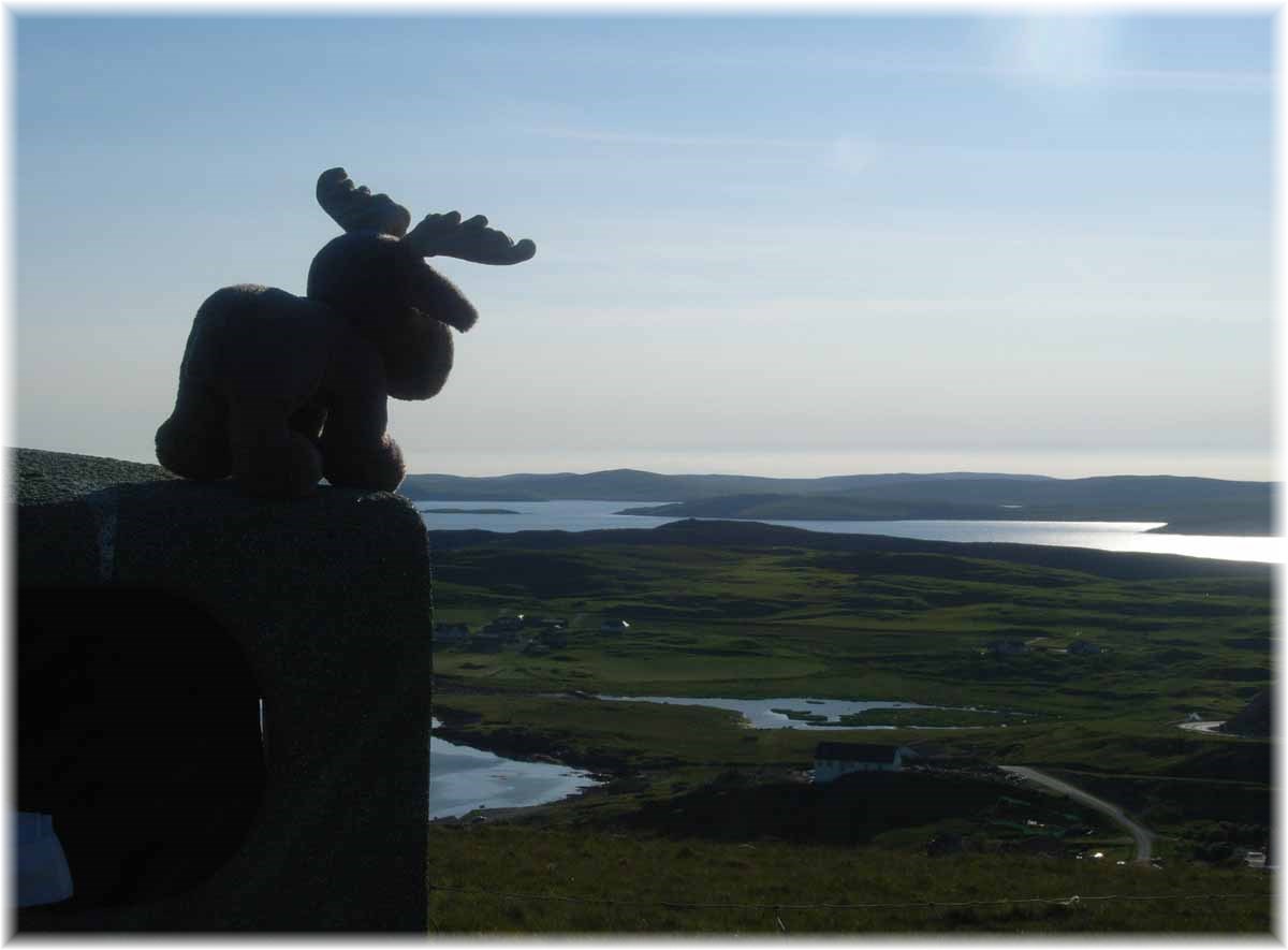 Nordseeküstenradweg, North Sea Cycle Route, Schottland, Shetlands, Klelch, der Kleine Elch