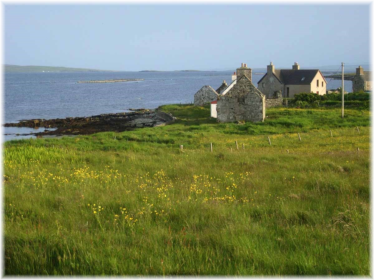 Nordseeküstenradweg, North Sea Cycle Route, Schottland, Shetlands, Uyeasound auf Unst