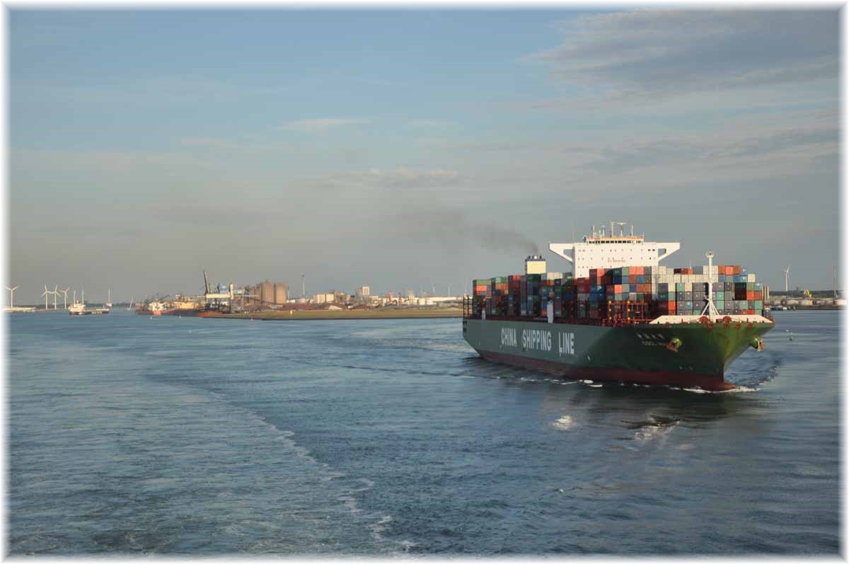 Nordseeküstenradweg, North Sea Cycle Route, Niederlande, Europoort Rotterdam