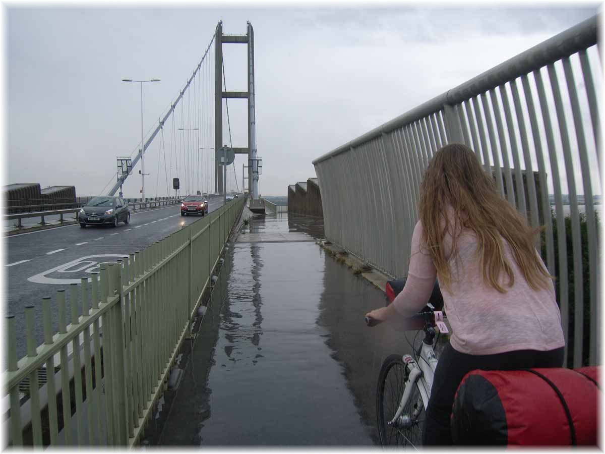 Nordseeküstenradweg, North Sea Cycle Route, England, Humber Bridge