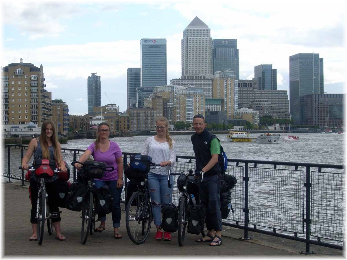 Nordseeküstenradweg, North Sea Cycle Route, Canary Wharf