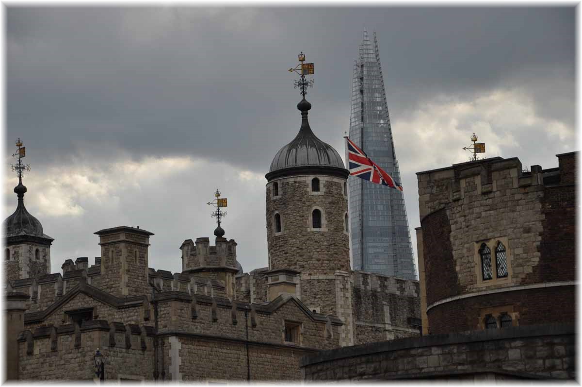 Nordseeküstenradweg, North Sea Cycle Route, London, Tower und The Shard