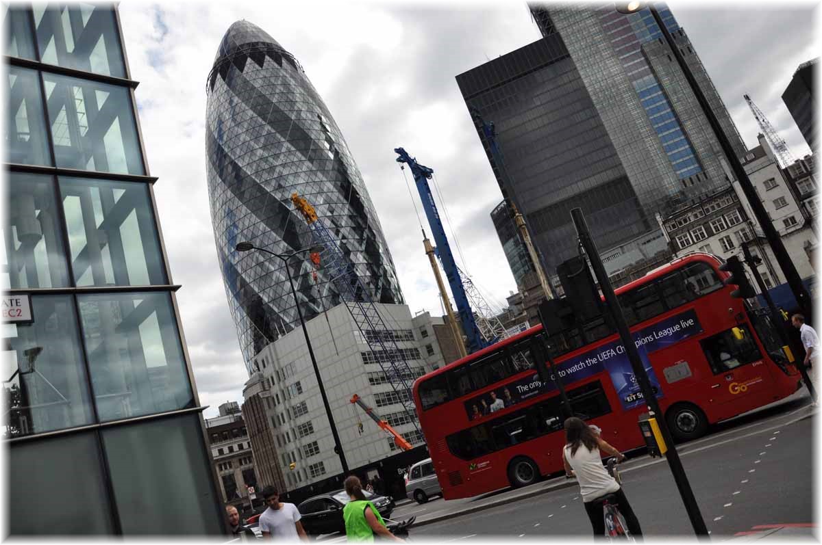 Nordseeküstenradweg, North Sea Cycle Route, London, The Gherkin