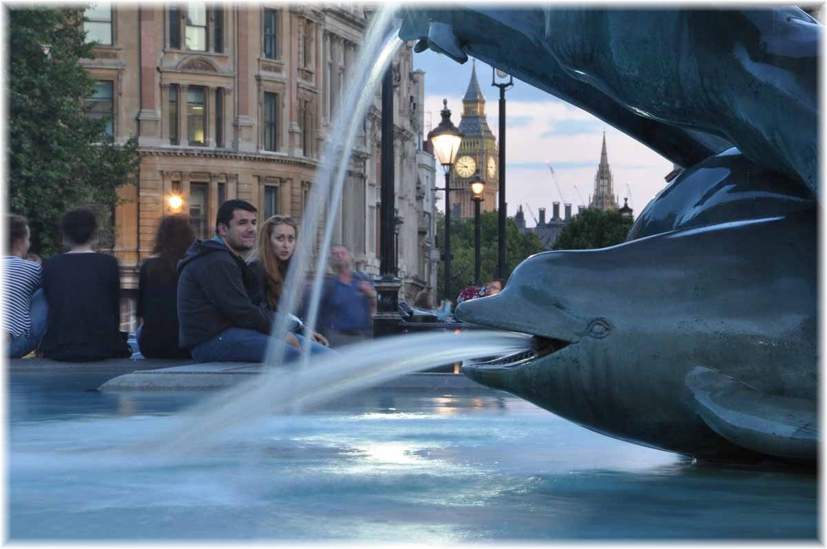 Nordseeküstenradweg, North Sea Cycle Route, London, Trafalgar Square