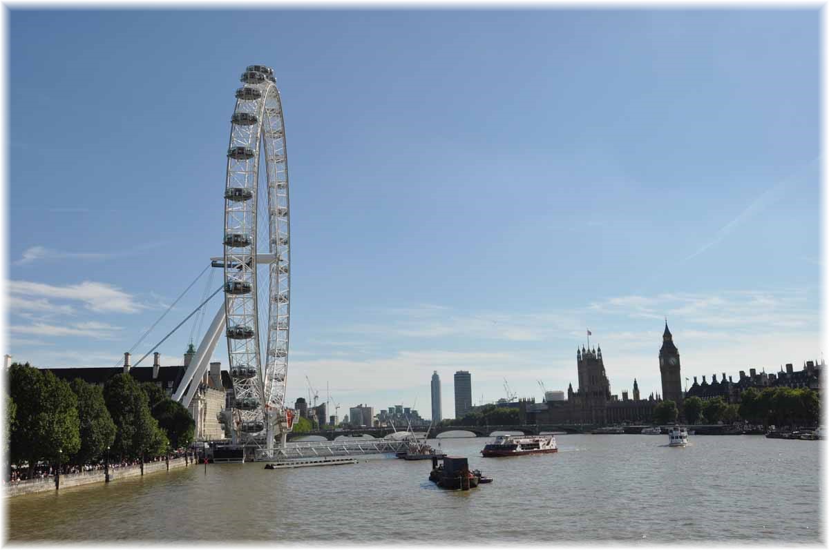 Nordseeküstenradweg, North Sea Cycle Route, London Eye