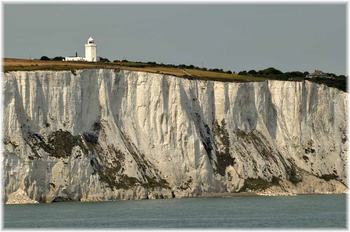 Nordseeküstenradweg, North Sea Cycle Route, England, Steilküste bei Dover