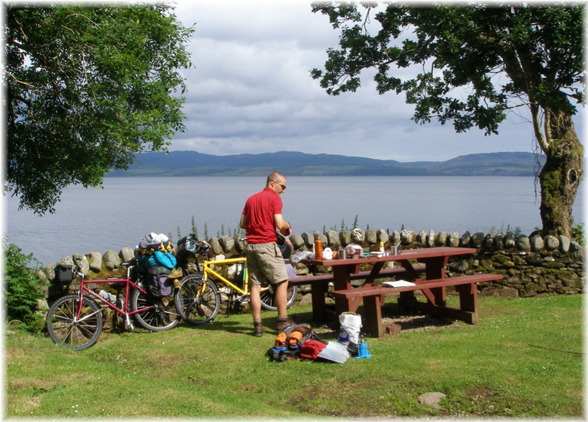 Pause am Loch Fyne