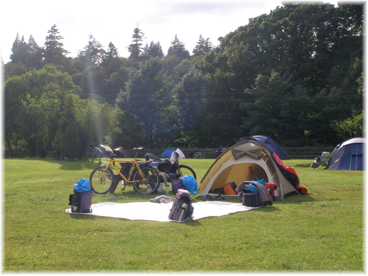 Auf dem Campingplatz von Lochgilphead