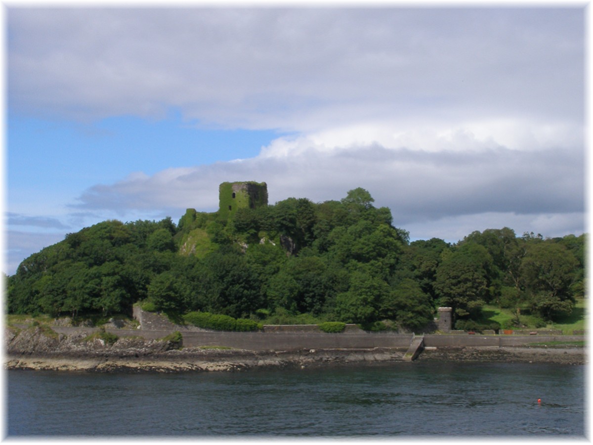 Burgruine am Hafen von Oban