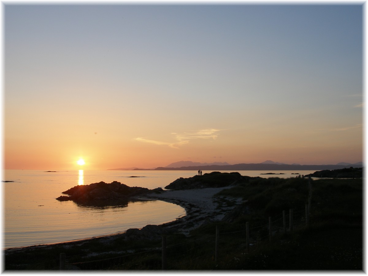 Sonnenuntergang in Arisaig