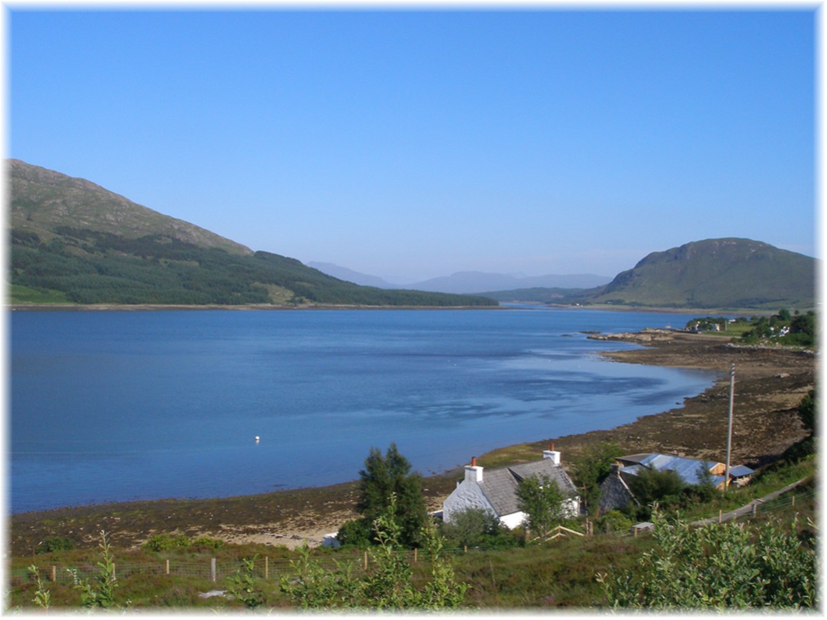 Sonniger Fjord