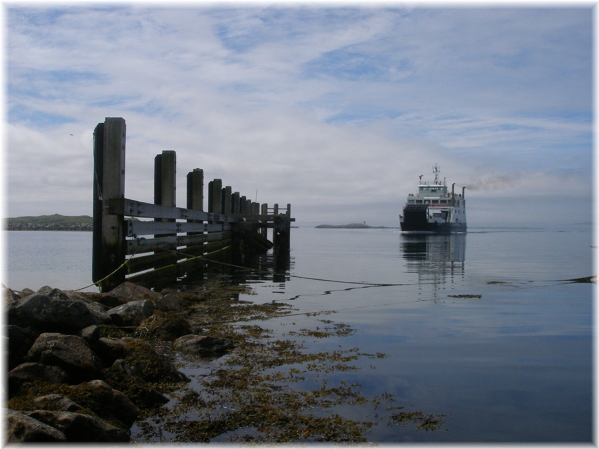 Äußere Hebriden, Harris, Hafen von Leverburgh