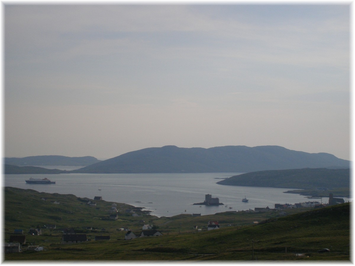 Blick auf Castlebay, Barra