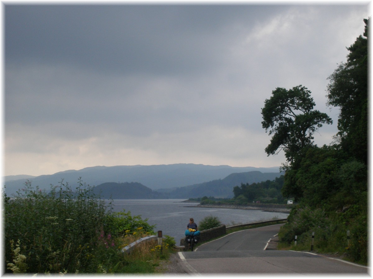 Küstenstraße auf der Insel Arran