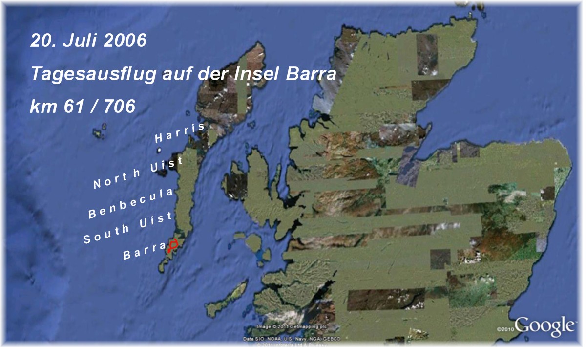 Karte Tagesetappe