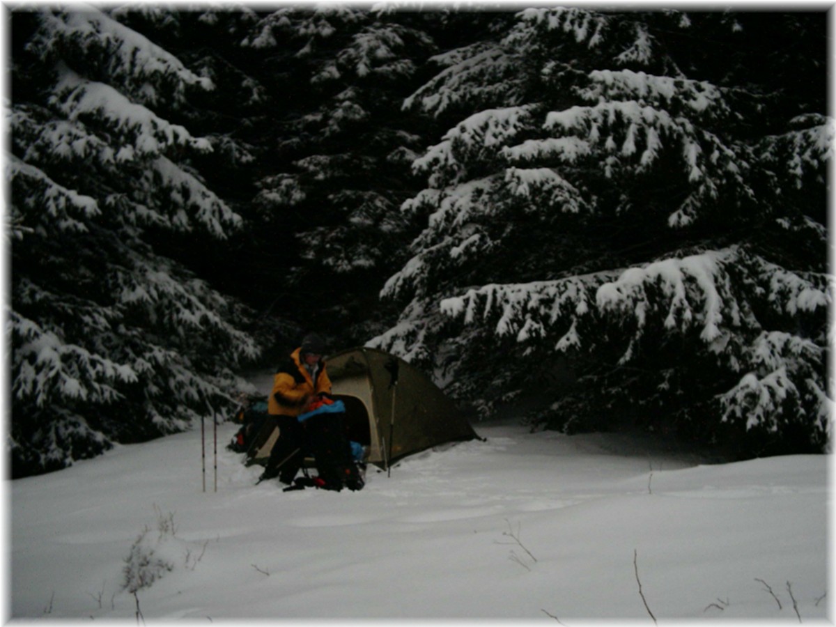 Lager auf der Nordseite des Brocken