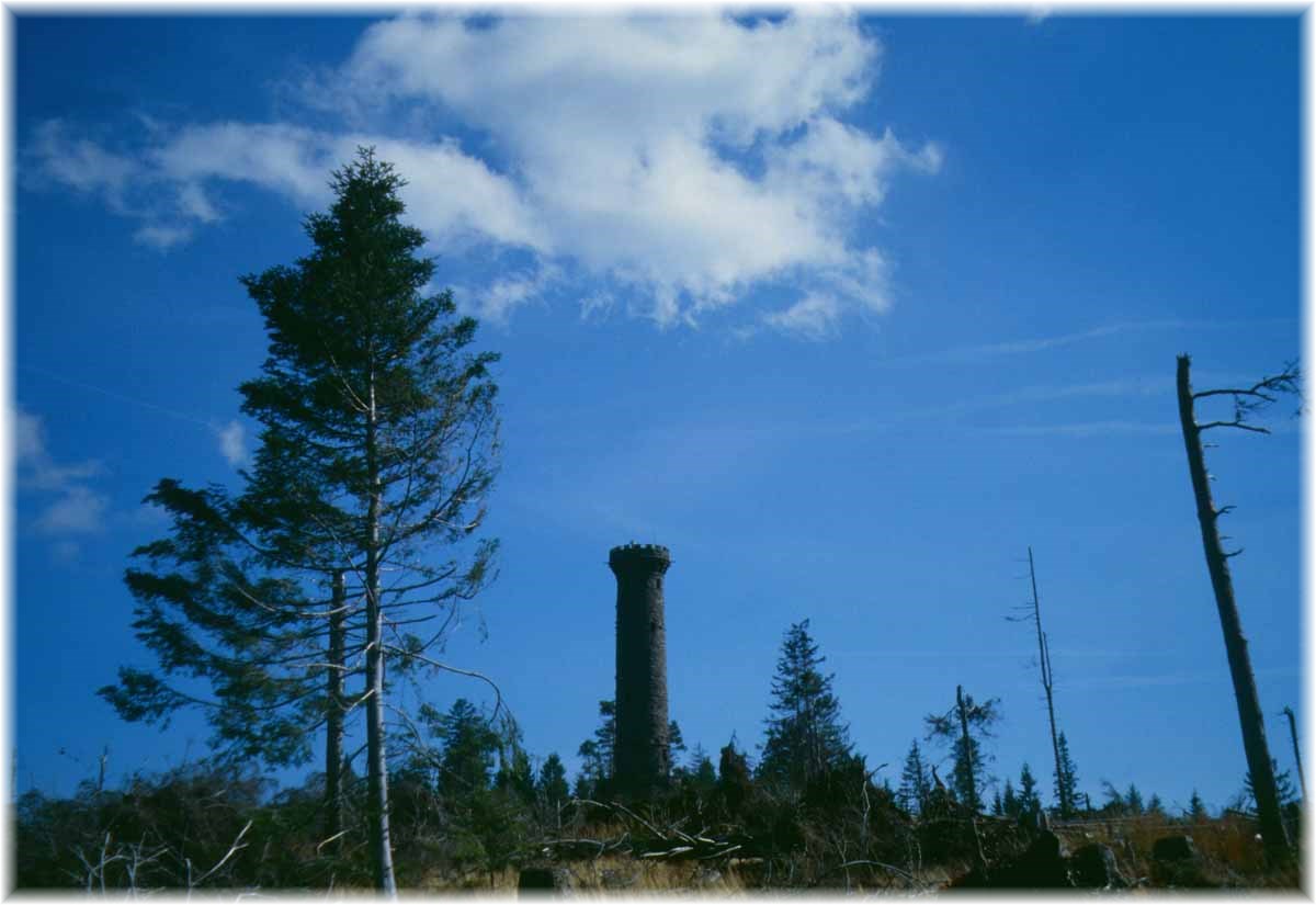 Fernwanderweg E1, Schwarzwald, Friedrich-Turm auf der Badener Höhe